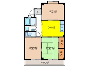 サンハイツ戸崎の物件間取画像